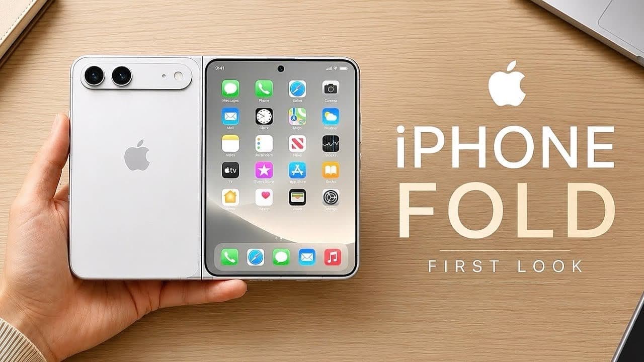 Pre-launch foldable iPhone concept render