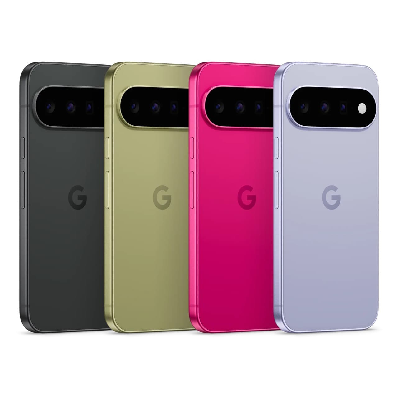 Google Pixel 11 colors — Obsidian, Pistachio, Hibiscus and Frost