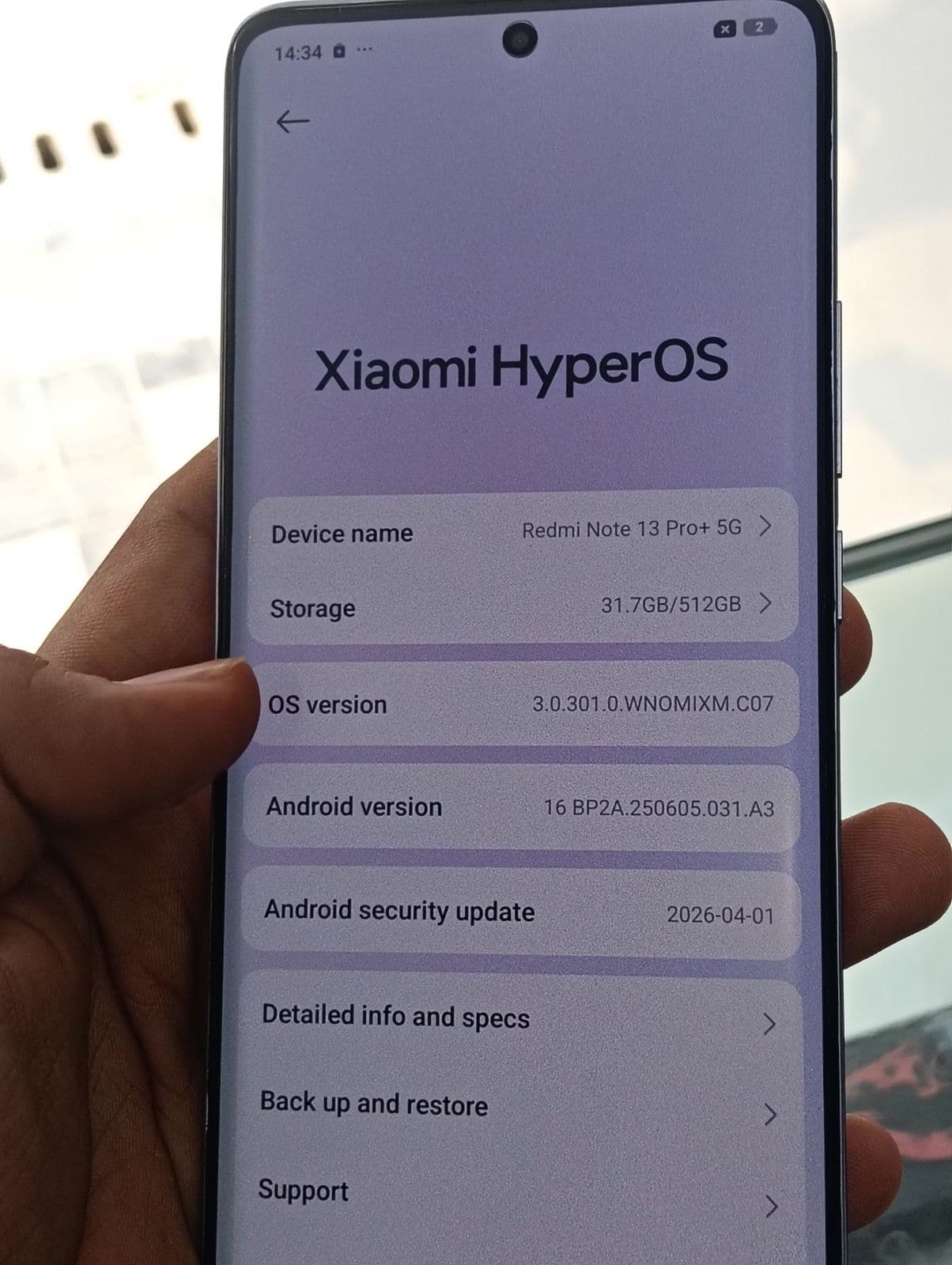 Xiaomi Redmi Note 13 Pro+ 12GB / 512GB in Aurora Purple — photo 2