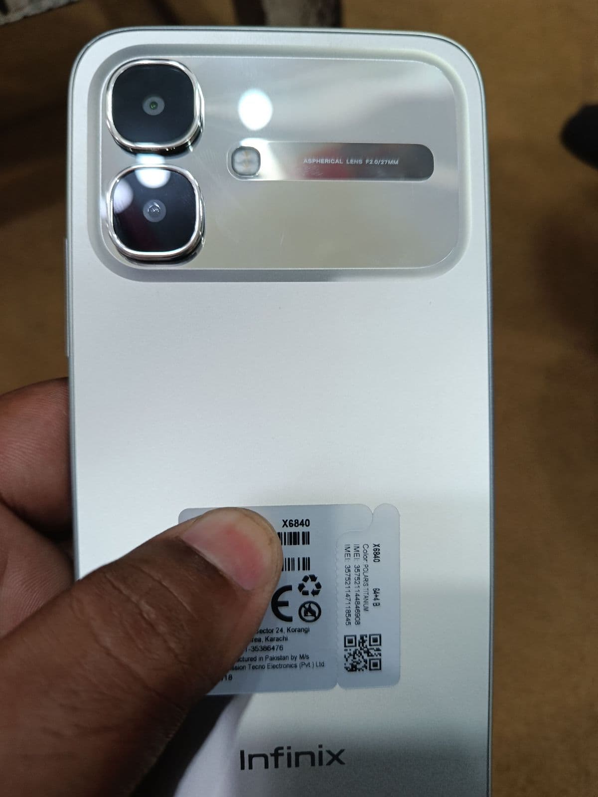 Infinix Smart 20 · 4GB / 64GB
