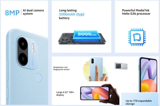 Xiaomi Redmi A2 Plus 3GB/64 in Light Blue — photo 4