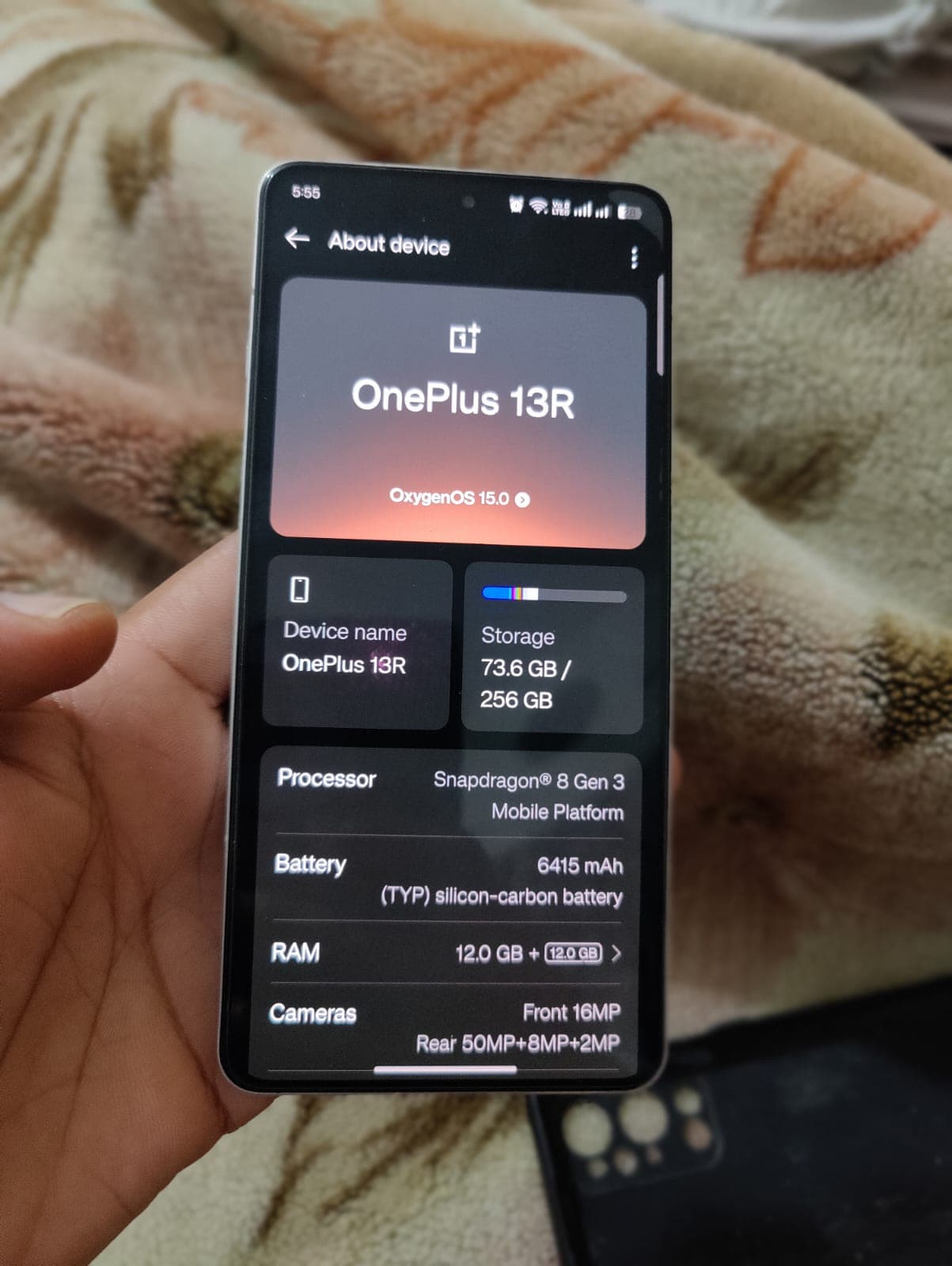 OnePlus 13R 12GB / 256GB in Astral Trail — photo 3