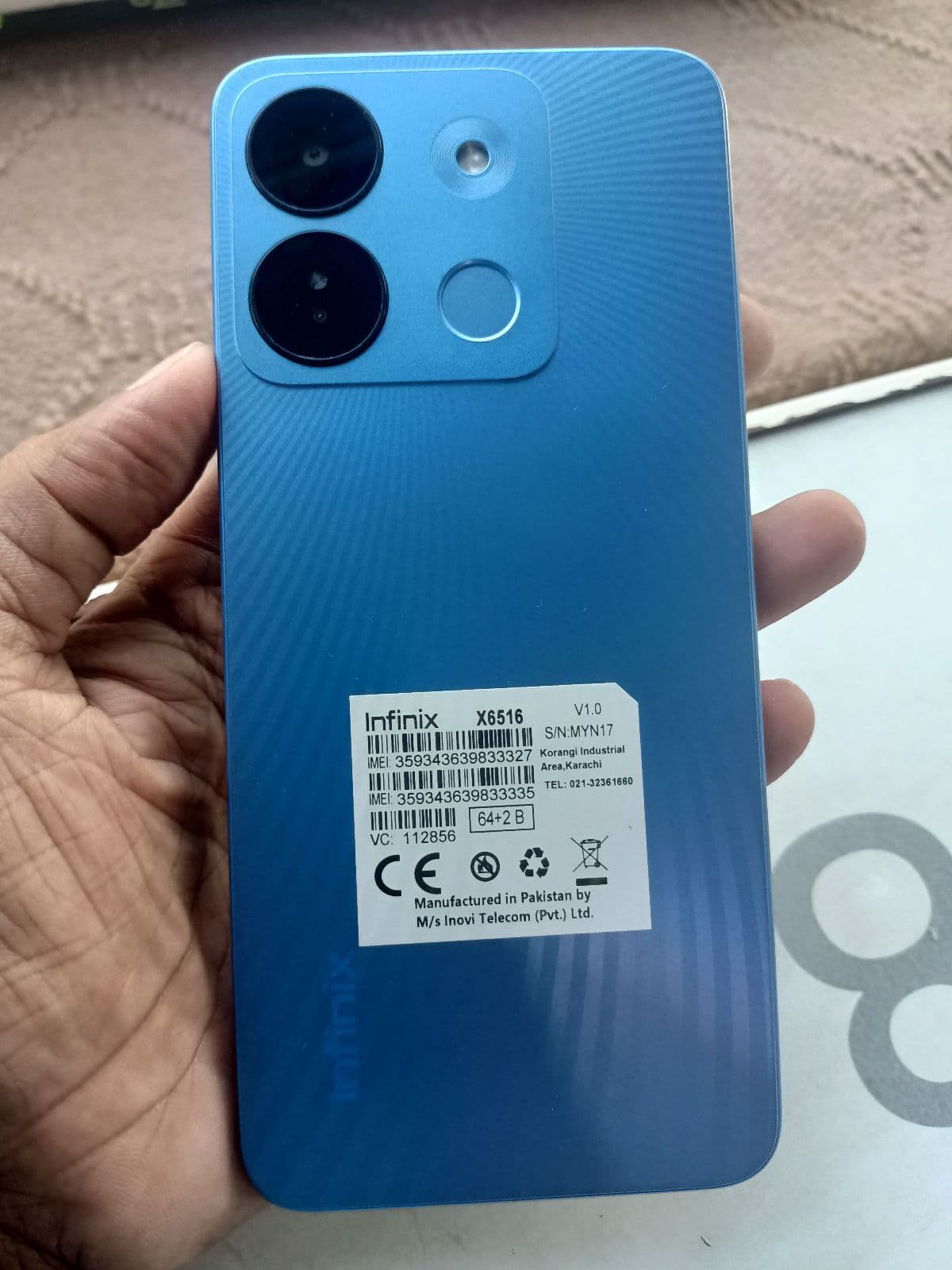 Infinix Smart 7 2GB / 64GB in Azure Blue — photo 3