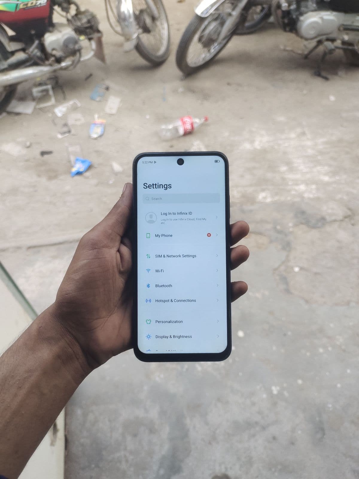 Infinix Hot 50i 4GB / 128GB in Sea Blue — photo 2