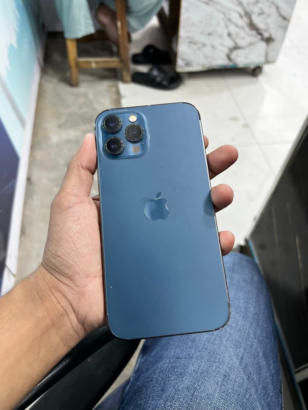 Apple iPhone 12 Pro Max 128GB in Pacific Blue — photo 4