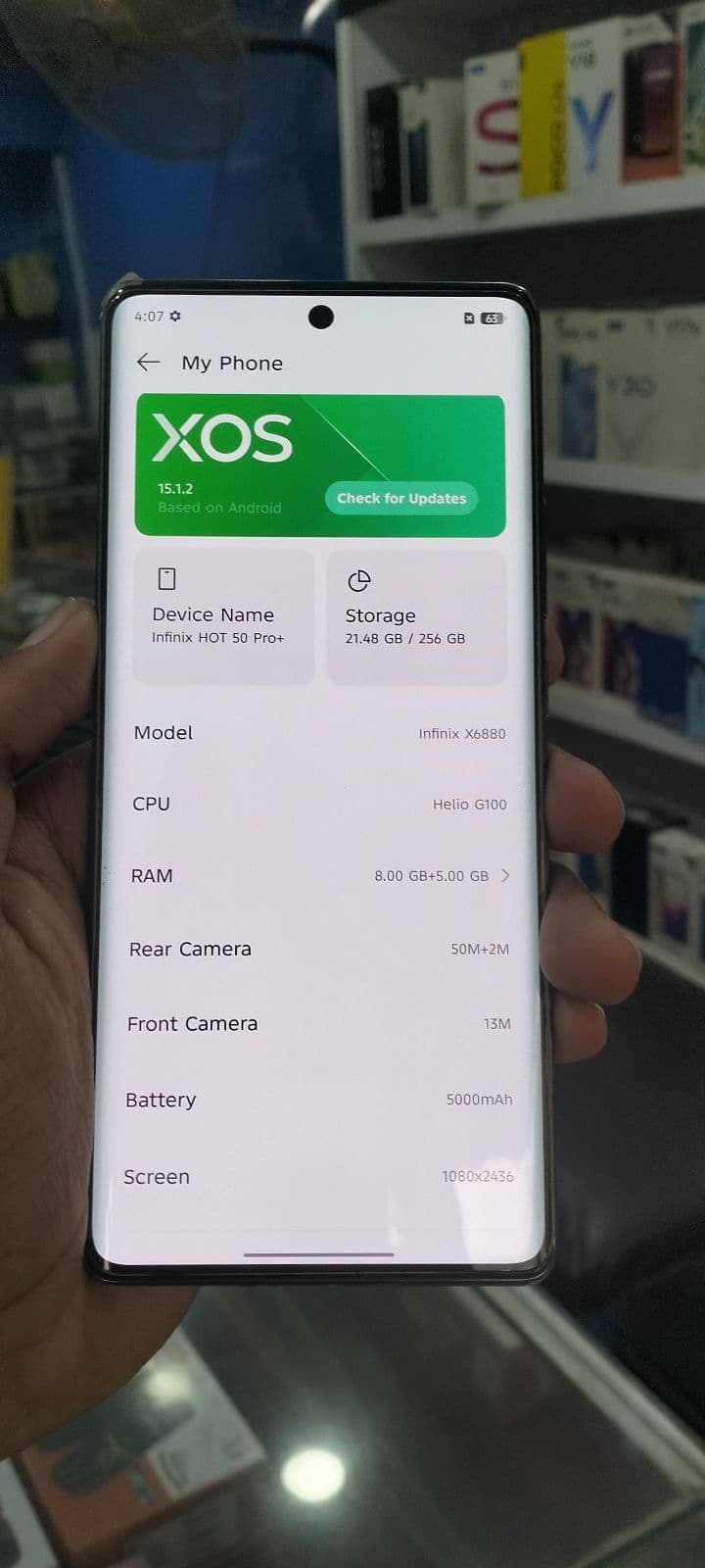 Infinix Hot 50 Pro+ 8GB / 256GB in Titanium Grey — photo 2