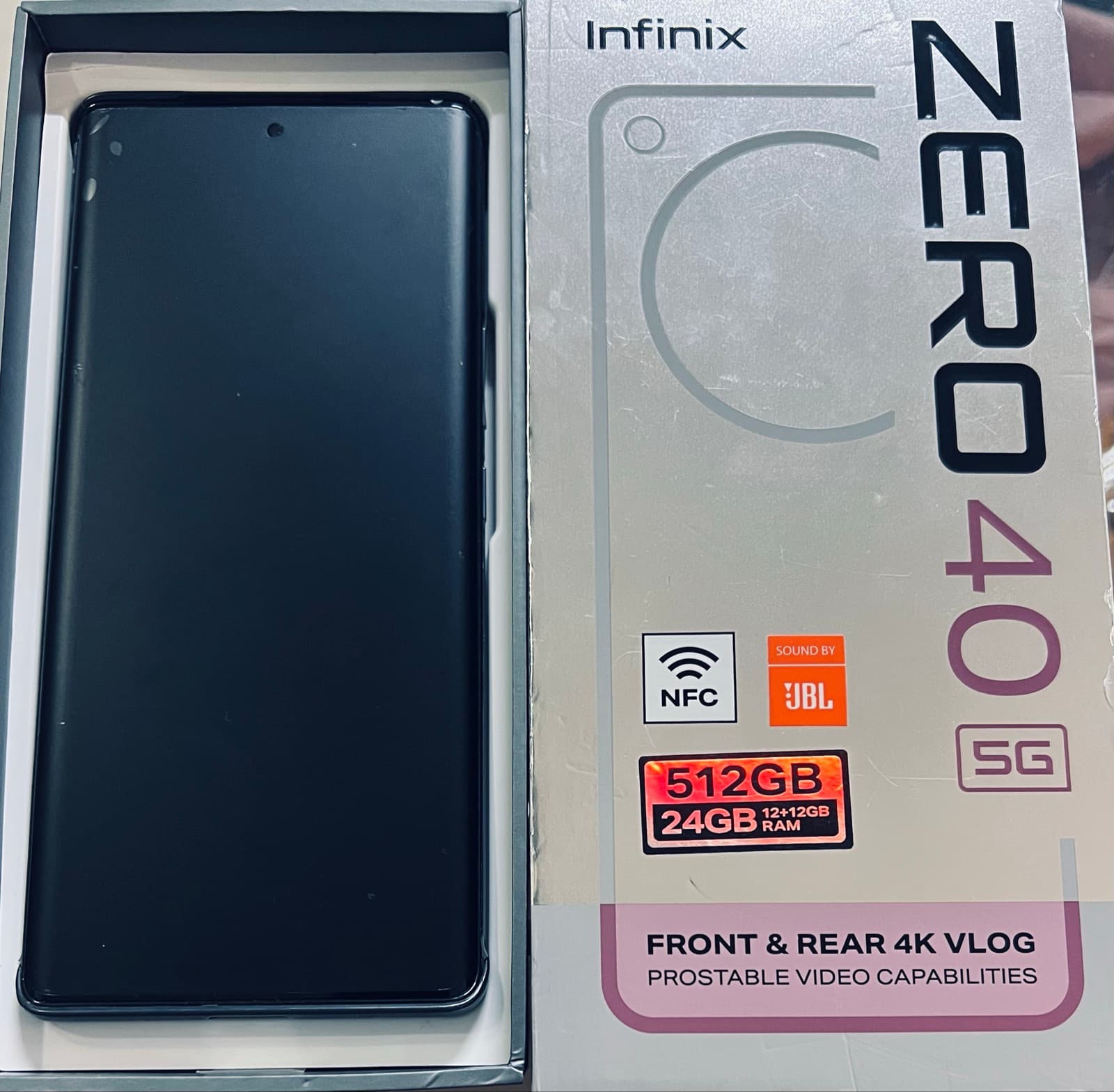 Infinix Zero 40 5G 12GB / 512GB in Rock Black — photo 3