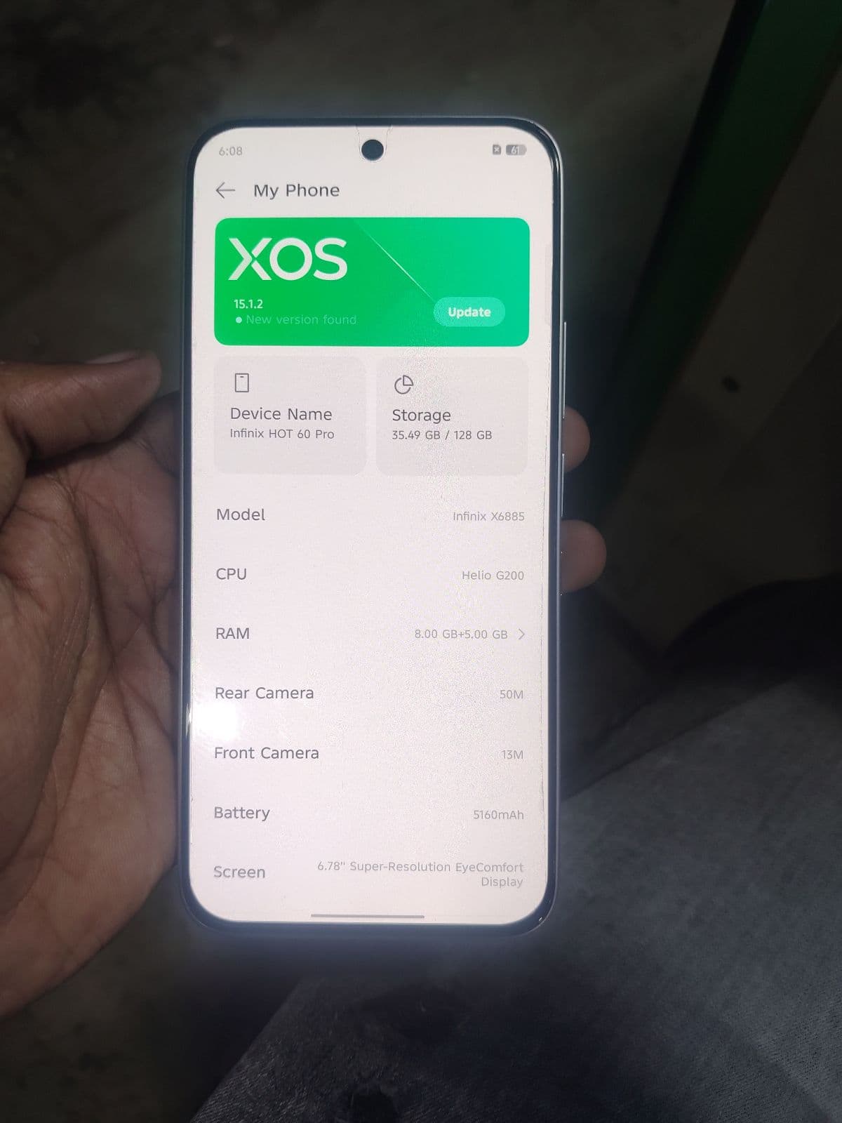 Infinix Hot 60 Pro 8GB / 128GB in Titanium Silver — photo 2