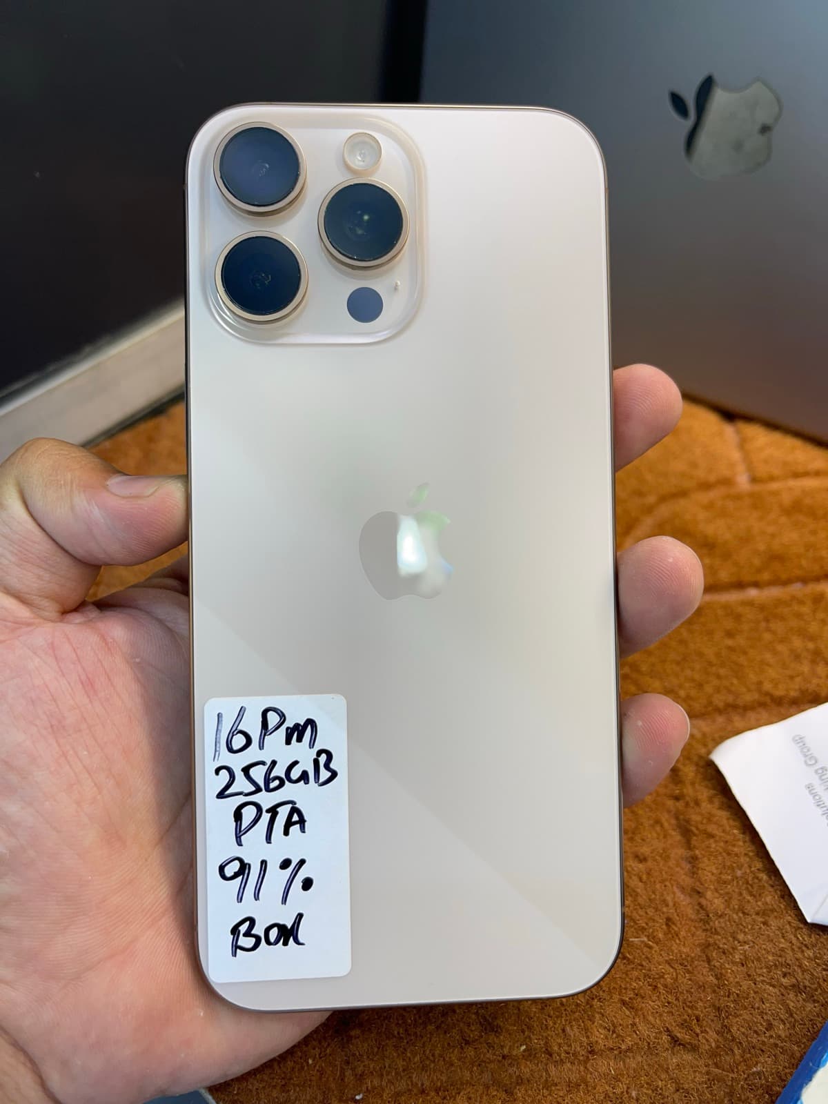 Apple iPhone 16 Pro Max 256GB in Desert Titanium — photo 1