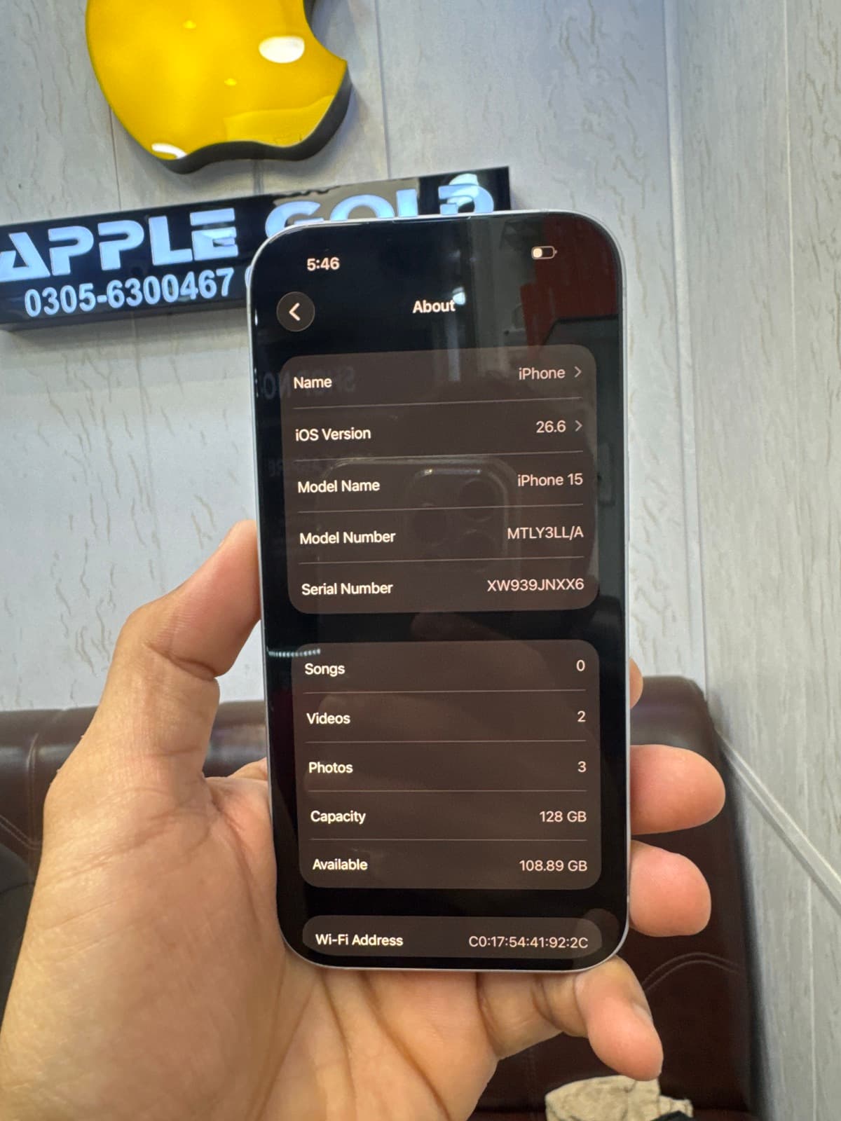 Apple iPhone 15 128GB in Blue — photo 5