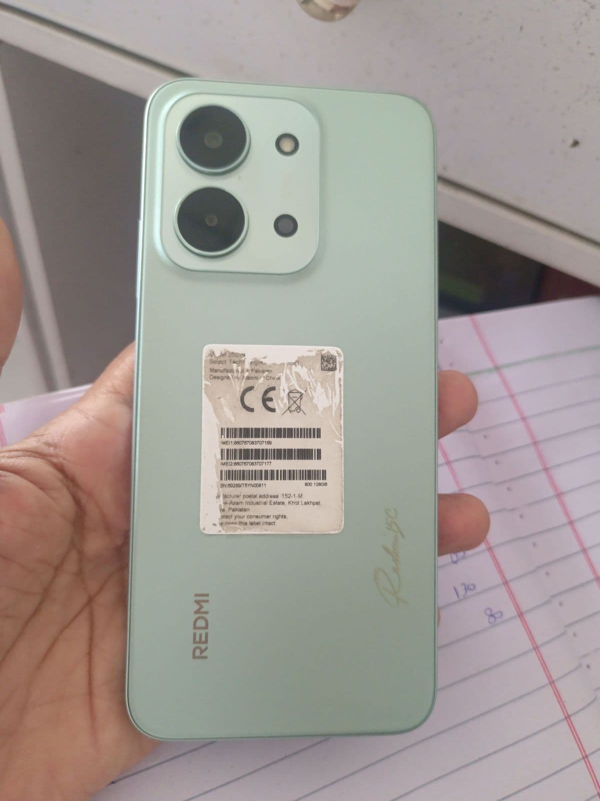 Xiaomi Redmi 15C 4GB / 128GB in Mint Green — photo 1