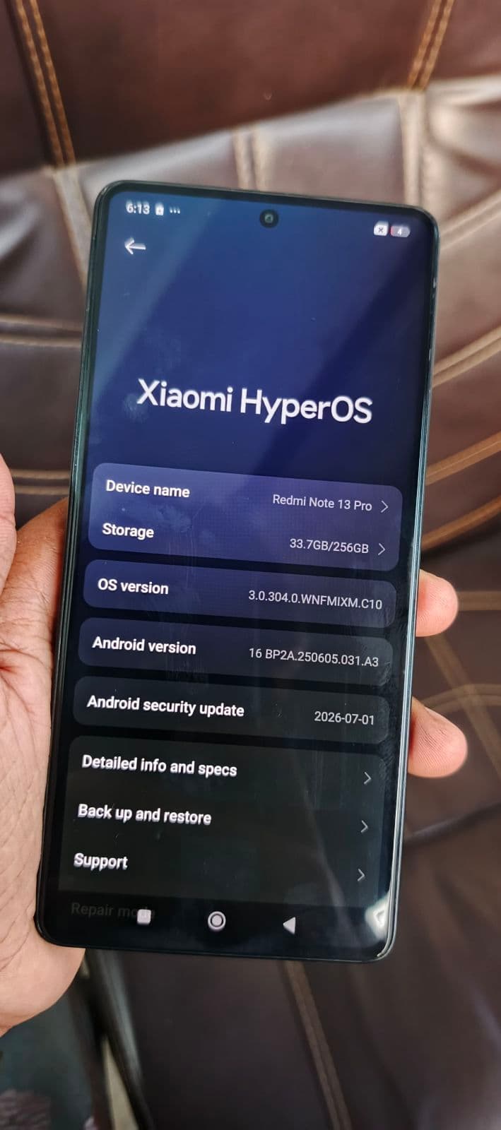 Xiaomi Redmi Note 13 Pro 4G 8GB / 256GB in Midnight Black — photo 3