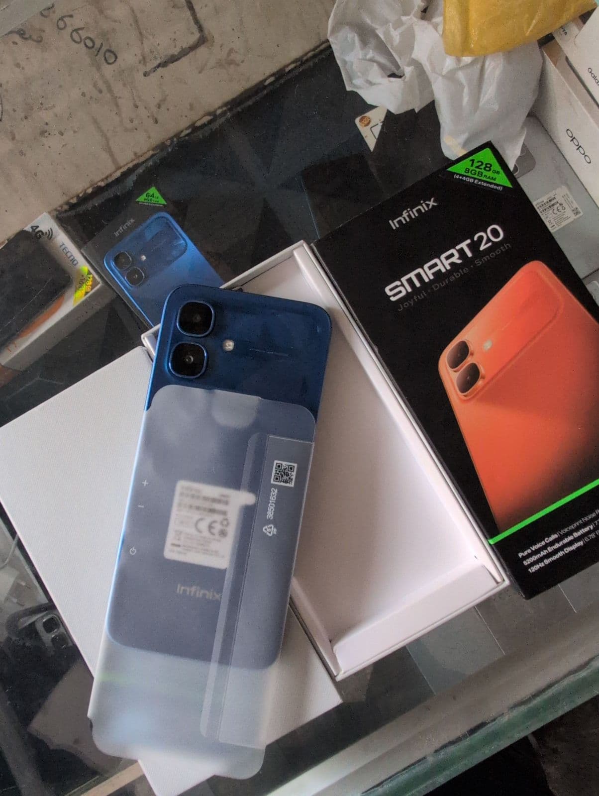 Infinix Smart 20 4GB / 128GB in Cloudline Blue — photo 3