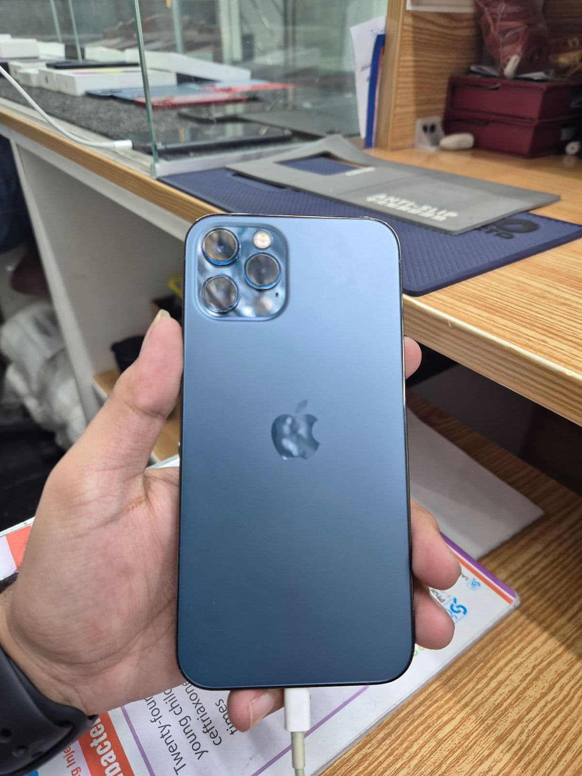Apple iPhone 12 Pro 256GB in Pacific Blue — photo 1