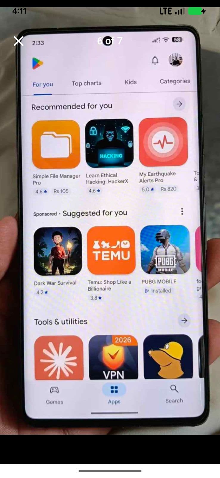 Google Pixel 7 Pro 12GB / 128GB in Obsidian — photo 5