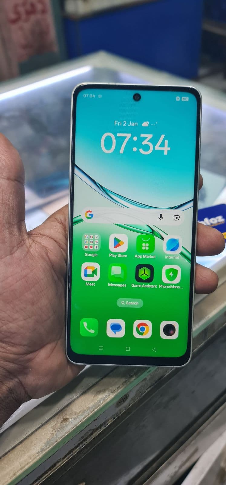 Oppo A5 Pro 8GB / 256GB in Olive Green — photo 2