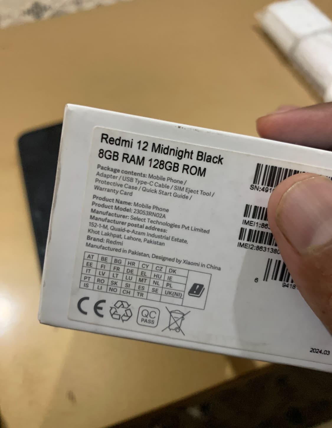 Xiaomi Redmi 12 8GB / 128GB in Midnight Black — photo 2