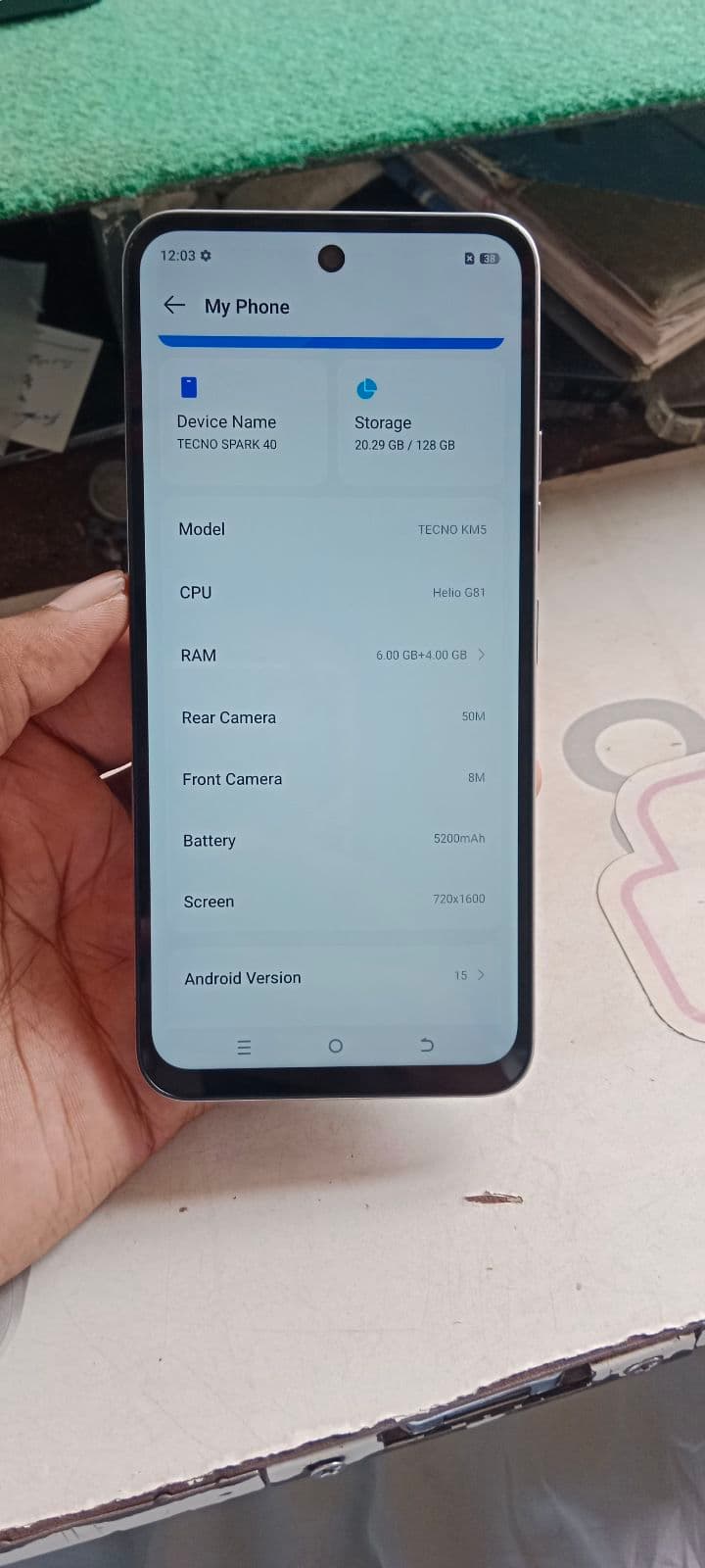 Tecno Spark 40 6GB / 128GB in Titanium Grey — photo 3