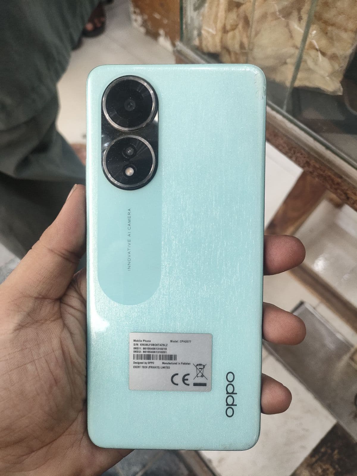 Oppo A58 8GB / 128GB in Dazzling Green — photo 1