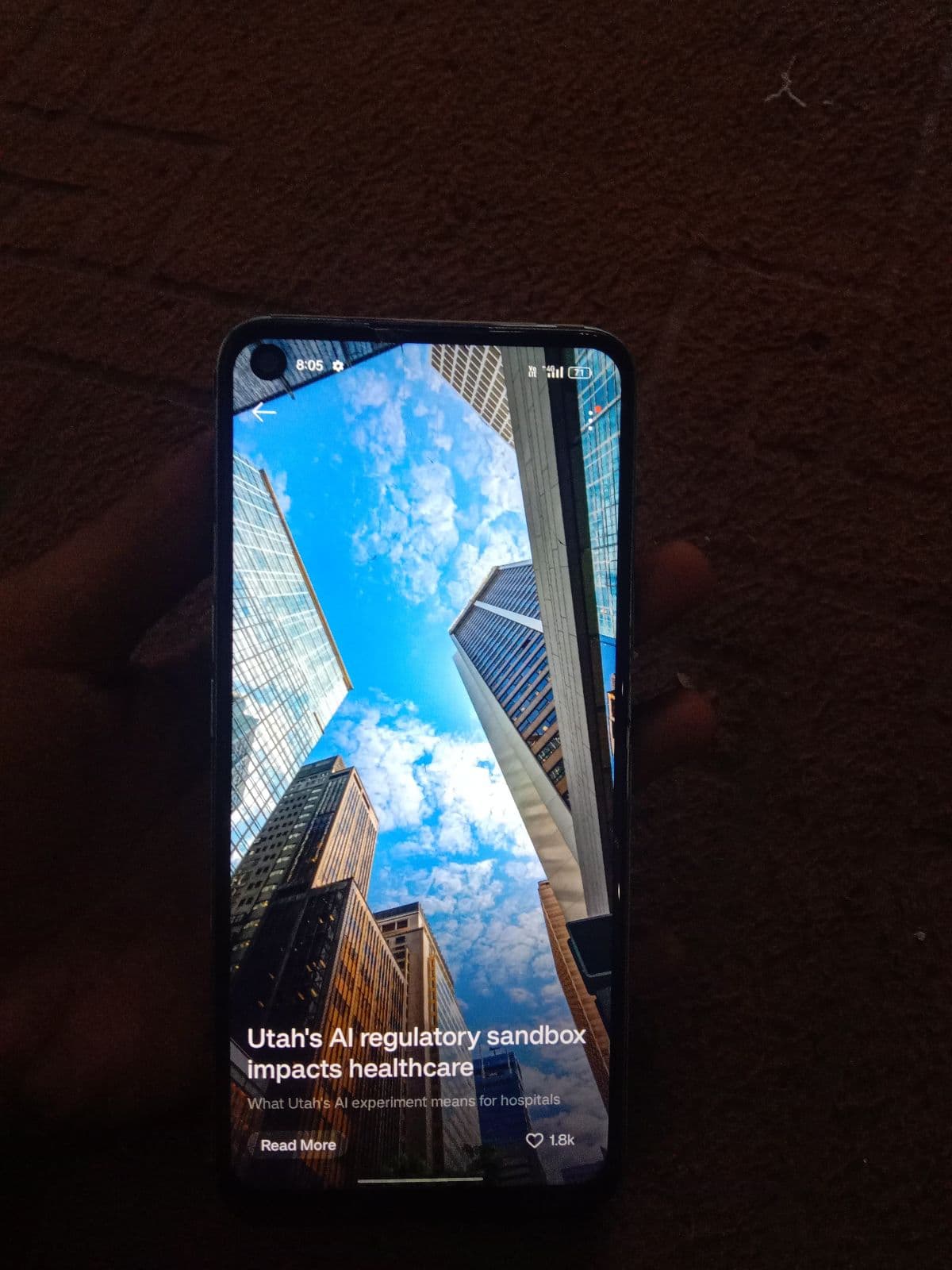 Oppo A76 4GB / 128GB in Glowing Blue — photo 2