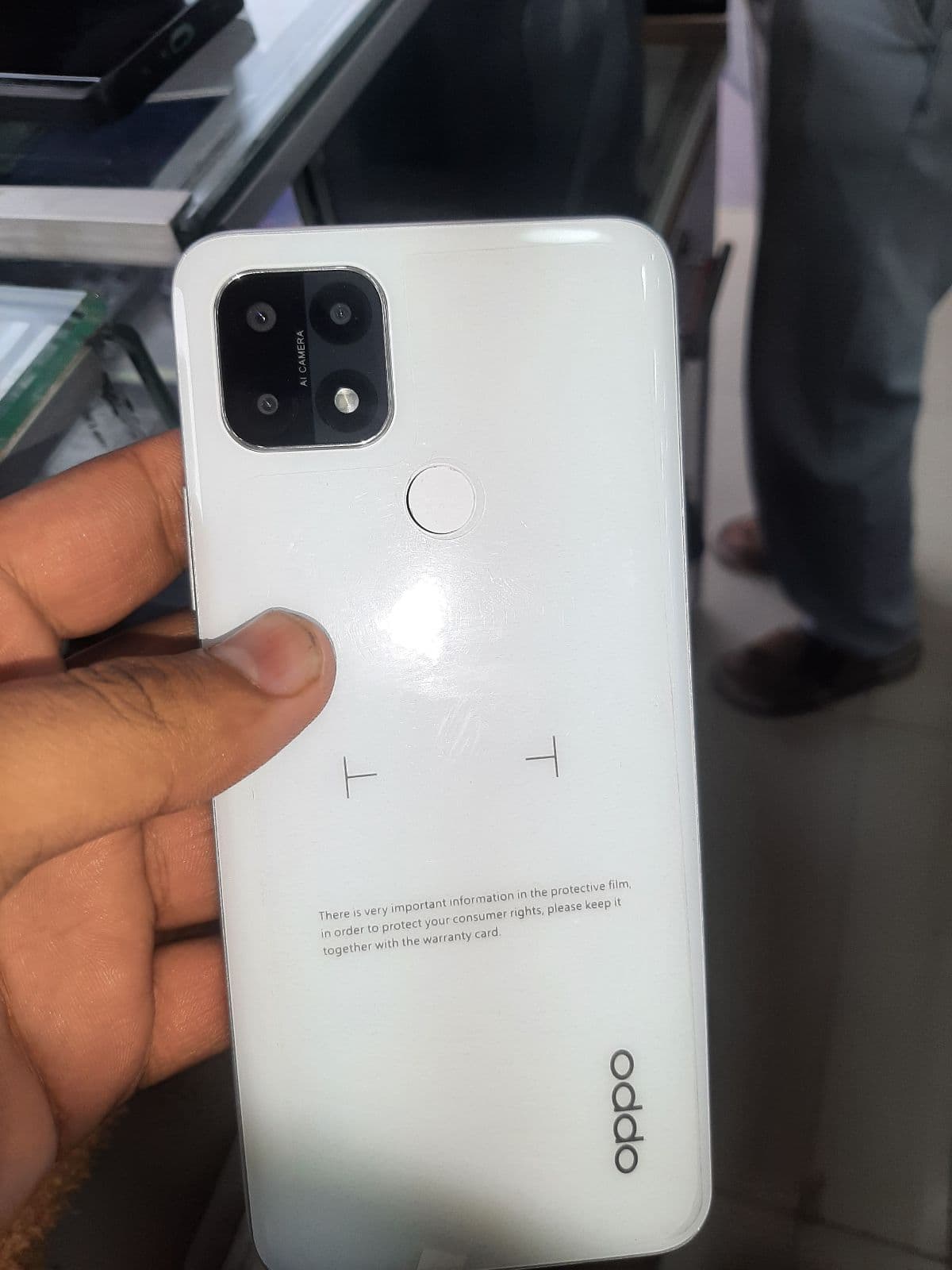 Oppo A15s 4GB / 128GB in Fancy White — photo 1
