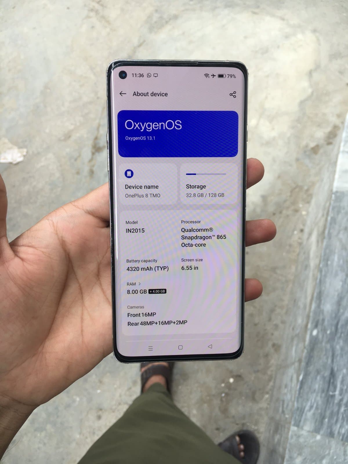 OnePlus 8 · 8GB / 128GB