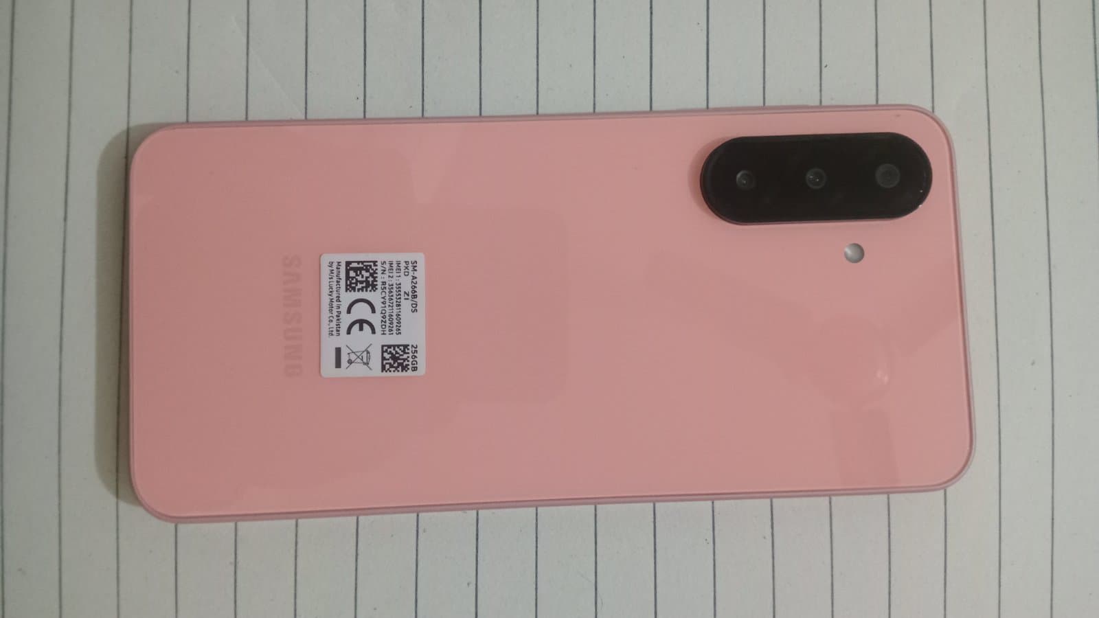 Samsung Galaxy A26 5G 8GB / 256GB in Peach Pink — photo 1