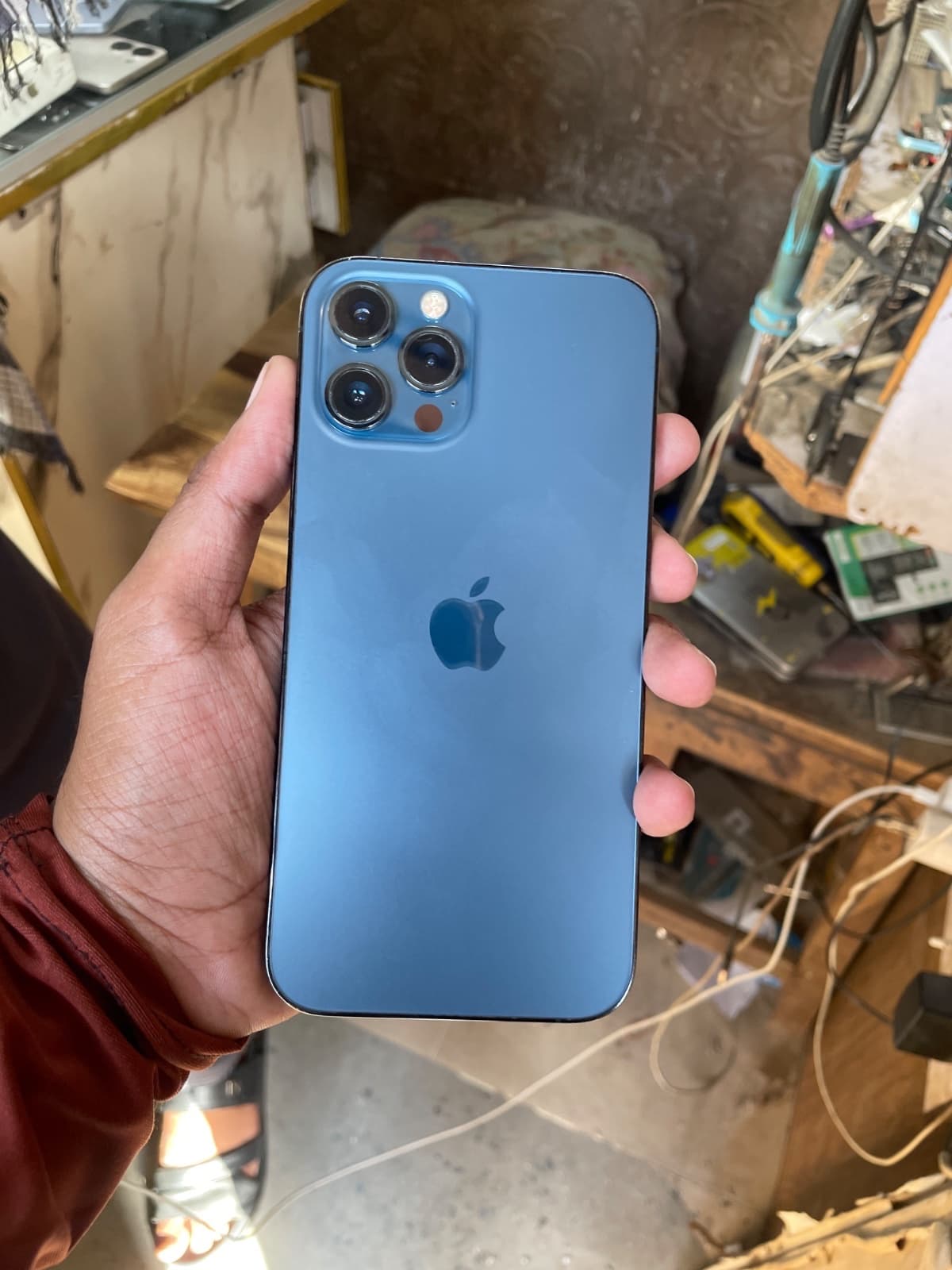 Apple iPhone 12 Pro Max 128GB in Pacific Blue — photo 2