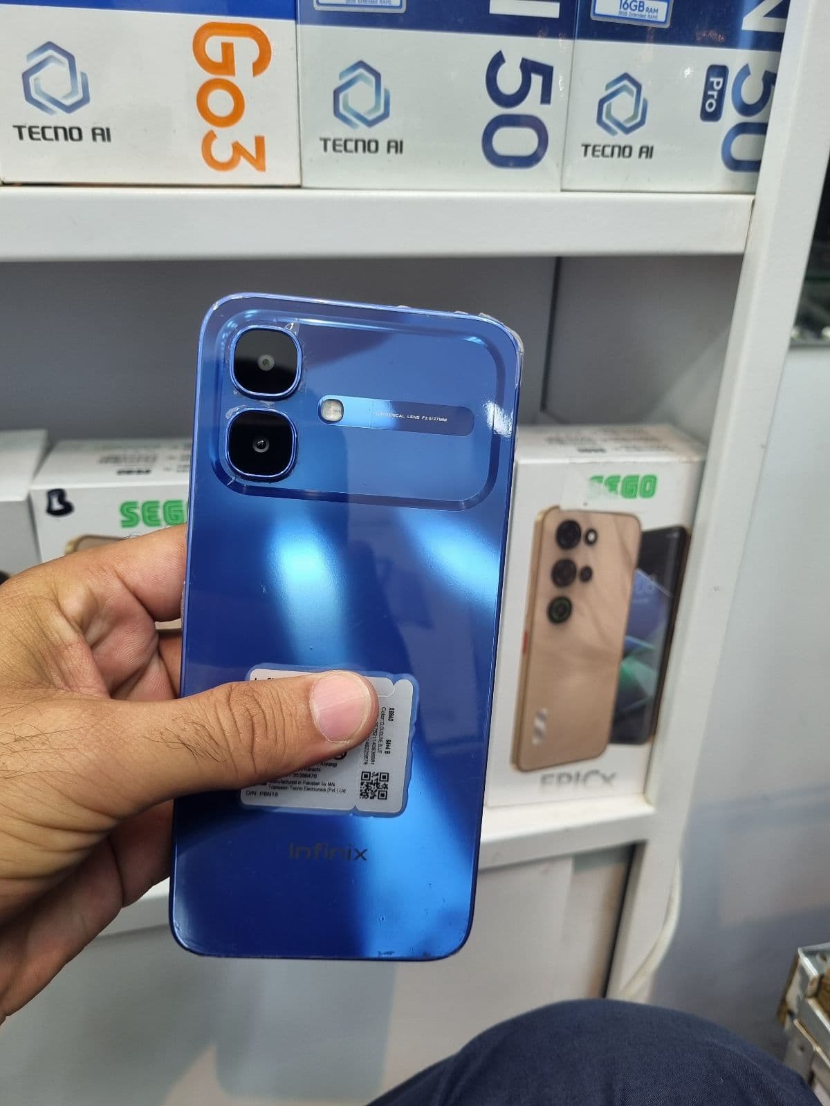 Infinix Smart 20 4GB / 64GB in Cloudline Blue — photo 1