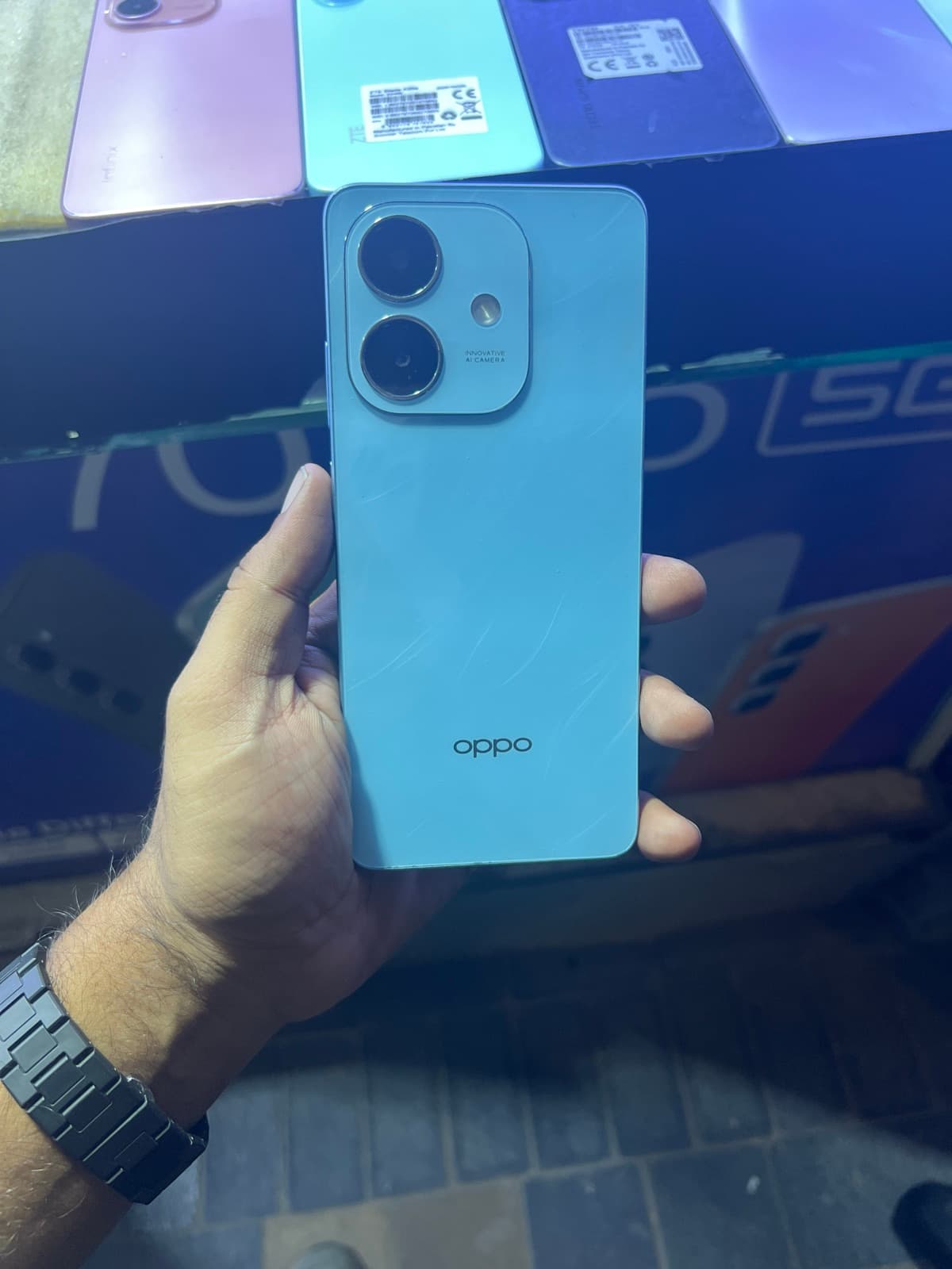 Oppo A3x 4GB / 128GB in Ocean Blue — photo 1